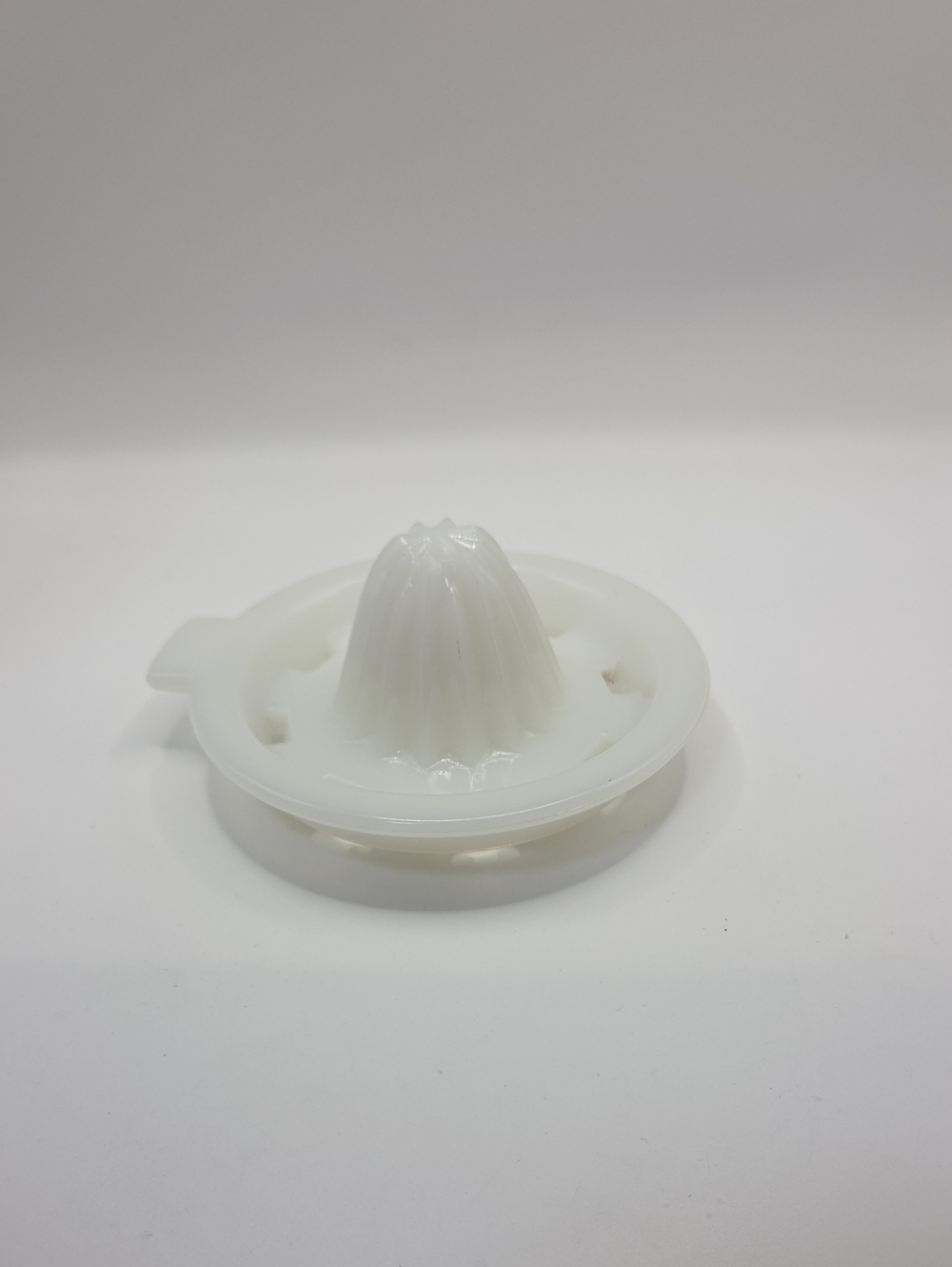 Milk Glass Juice Reamer. Vintage